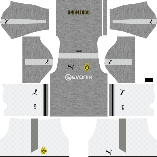 Dream League Soccer Kits Dortmund Kit & Logo 512x512 URL 2017-2018 Borussia Dortmund Dream League Soccer Kits 512x512 URL - Third