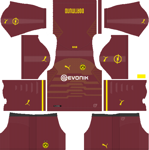 Dream League Soccer Kits Borussia Dortmund 2018-2019 Kit URL Dream League Soccer Kits Borussia Dortmund Third Kit 2018-19 URL 512x512