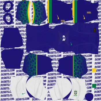 Brazil Away Kits World Cup 2022 for Dream League Soccer