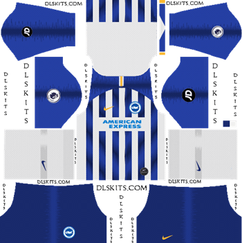 Dream League Soccer Kits Brighton FC Home Kit 2019-20