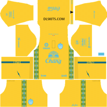 Buriram United Goalkeeper Away Kit 2019 - DLS Kits - Dream League Soccer Kits URL 512x512