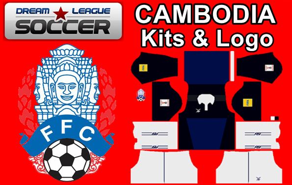 Dream League Soccer Kits Cambodia 2017-18 with Logo URL 512×512