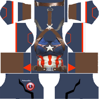 Dream League Soccer Kit Captain America