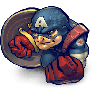 Dream League Soccer Logo Captain America