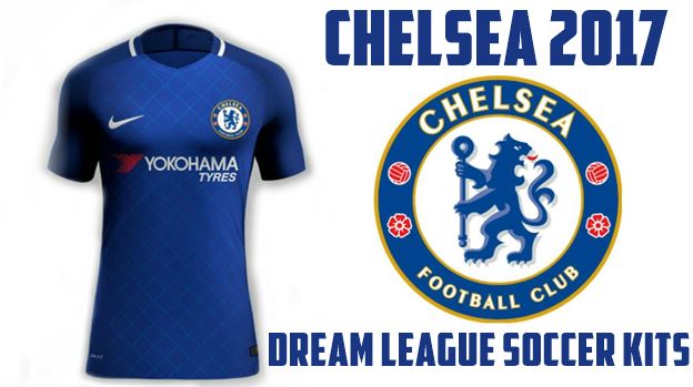 Dream League Soccer Kits Chelsea 2017 URL with Logo