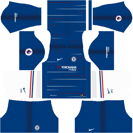 Chelsea 2018-19 Dream League Soccer Kits 512x512 URL- Home