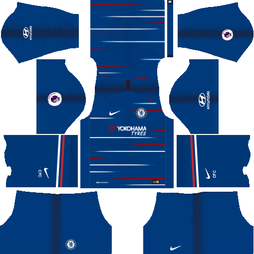 Dream League Soccer Kits Chelsea FC 2018-19 URL 512x512
