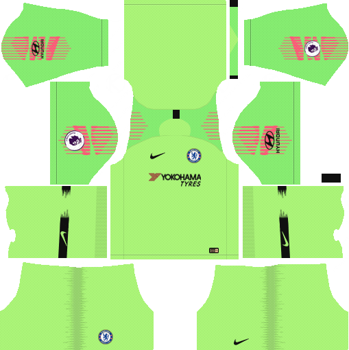 Goalkeeper Dream League Soccer Kits Chelsea FC Away 2018-19 URL 512x512