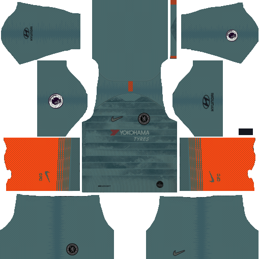 Chelsea Third Kit 2018-19 Dream League Soccer Kits