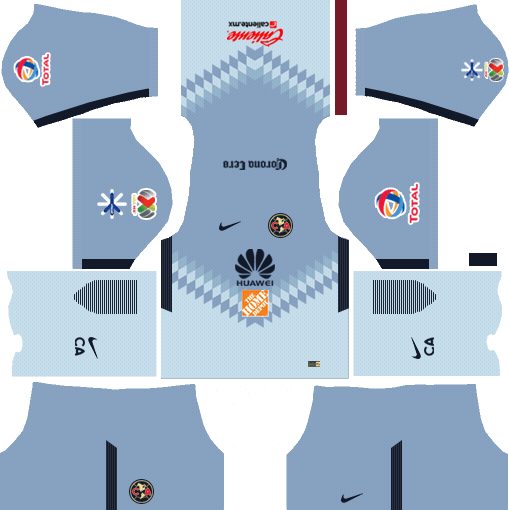 Club America Dream League Soccer Kits DLS 512x512 URL (Goalkeeper Away)