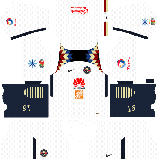 Club America Kits Dream League Soccer DLS 512x512 URL (Away)