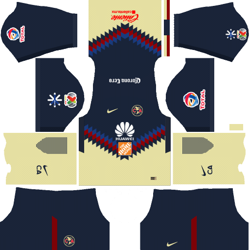 Dream League Soccer Kits Club America 2017/2018 & Logo URL 512×512