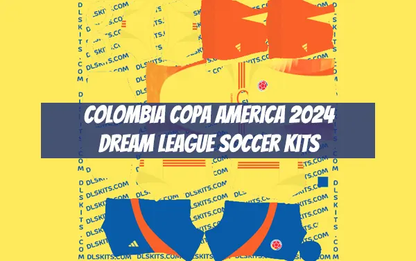 Colombia 2024 Kits Copa America Dream League Soccer