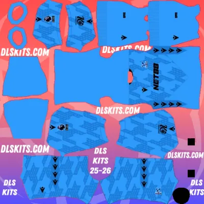 Crystal Palace 2025-26 Goalkeeper Third Kit For Dream League Soccer DLS 2025 Kits