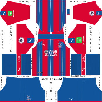Crystal Palace FC 2019-2020 Dream League Soccer Kits & Logo Crystal Palace FC Home Kit 2019-20 Dream League Soccer Kits