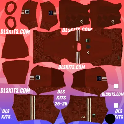 Argentina FIFA World Cup 2026 Dream League Soccer Kits For DLS 26 DLS Argentina Goalkeeper Away Kit