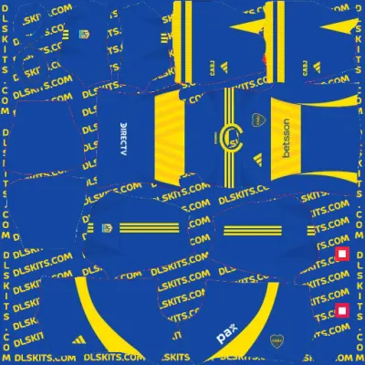 Boca Juniors 2024-25 Kits Dream League Soccer | DLS 25 Kits DLS CA Boca Juniors Home 2024 Dream League Soccer Kit
