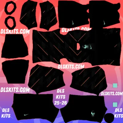DLS France Goalkeeper Home Kit 2026 FIFA World Cup