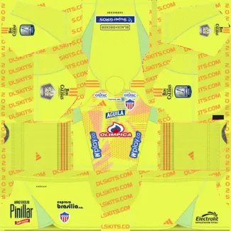 DLS Junior FC Goalkeeper Home Kit 2025 for Dream League Soccer 2019