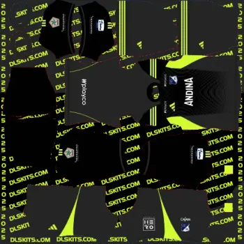 DLS Millonarios FC GK Third Kit 2025 for Dream League Soccer