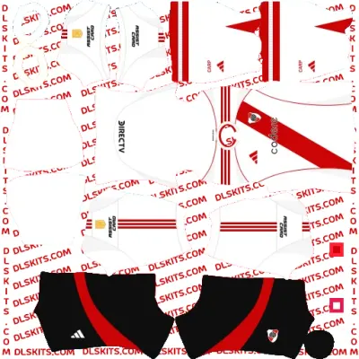 DLS Club Atlético River Plate Kits 2024 Dream League Soccer DLS River Plate Home Kit 2024-25 Dream League Soccer