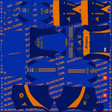 DLS Tigres Away Kit 2024 Dream League Soccer