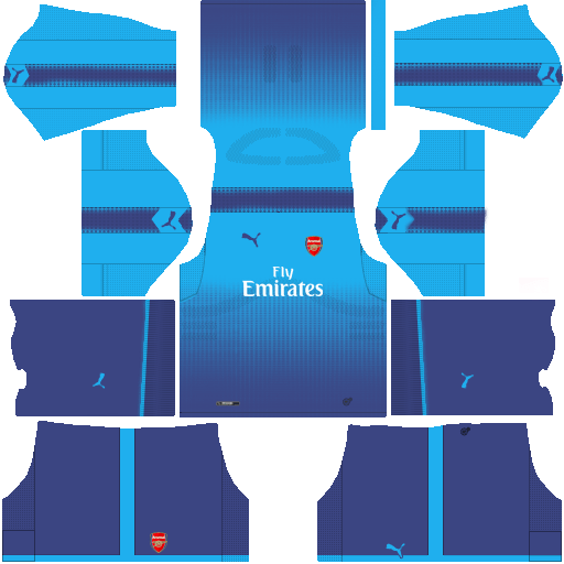 Dream League Soccer Arsenal Away Kits 2018 512x512