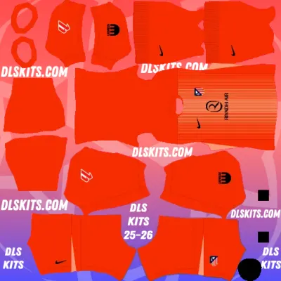 Dream League Soccer Atletico de Madrid 2025-26 Goalkeeper Third Kits