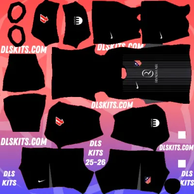 Dream League Soccer Atletico de Madrid Goalkeeper Away 2025-26 Kits For DLS 25