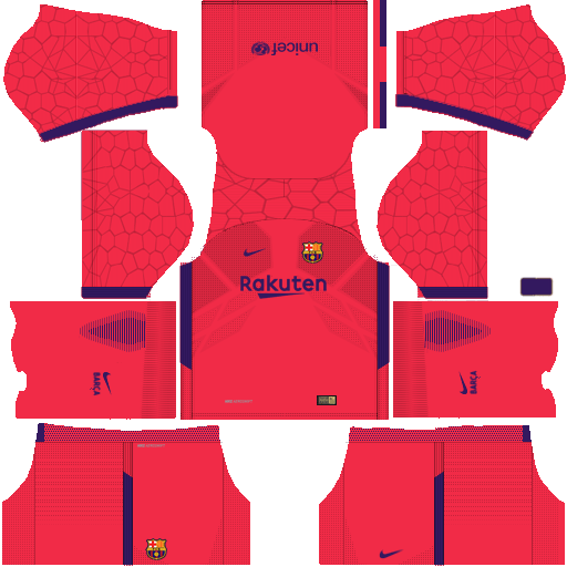 Nike Barcelona 2017-2018 Dream League Soccer Kits Dream League Soccer Barcelona FC Home Goalkeeper Kits 2018 512x512