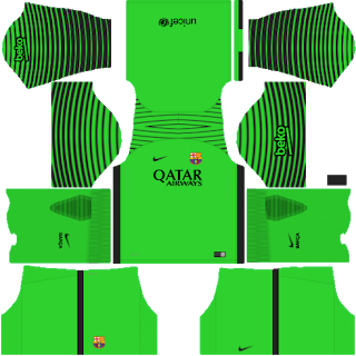 Dream League Soccer Kits Barcelona 2016/2017 with Logo URL Dream League Soccer Barcelona Kit 2016 for Goalkeeper Home