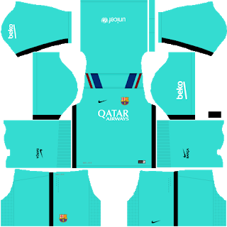Dream League Soccer Kits Barcelona 2016/2017 with Logo URL Dream League Soccer 2016 Barcelona Kits Third 512x512 URL