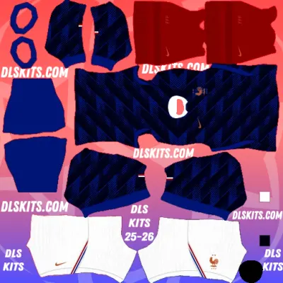 Dream League Soccer France Home Kit 2026 FIFA World Cup