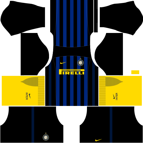 Dream League Soccer Kits Inter Milan 512X512 Home