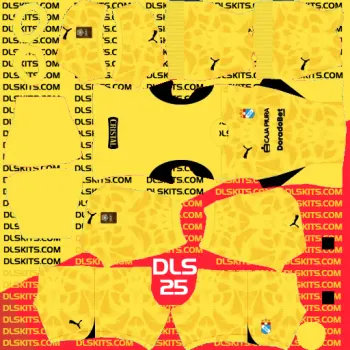 Dream League Soccer Sporting Cristal 2025-26 Goalkeeper Home DLS Kit