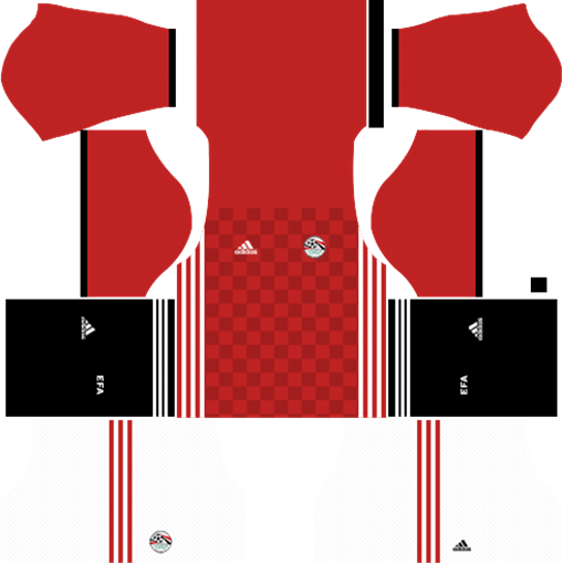 Egypt World Cup 2018 Kits Home for Dream League Soccer