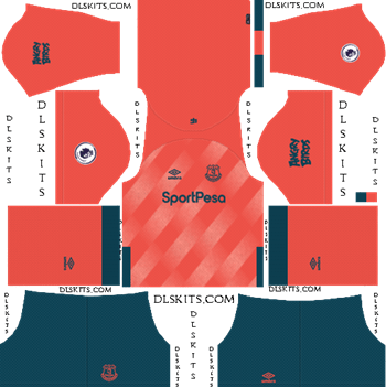 Everton FC 2019-2020 Away Kit Dream League Soccer Kits