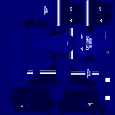 FC Arsenal Goalkeepr Home Kit 2023-24 For Dream League Soccer DLS 23 Kits