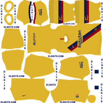 FC Barcelona 2019 Away Dream League Soccer Kits