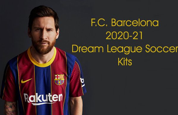 FC Barcelona 2020-21 Dream League Soccer Kits | DLS 21 Kits