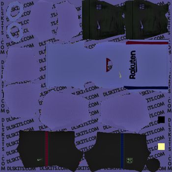 FC Barcelona 2021-22 Away Dream League Soccer Kit - DLS 21 Kits