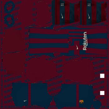 FC Barcelona 2021-22 Home 2 Dream League Soccer Kit - DLS 21 Kits