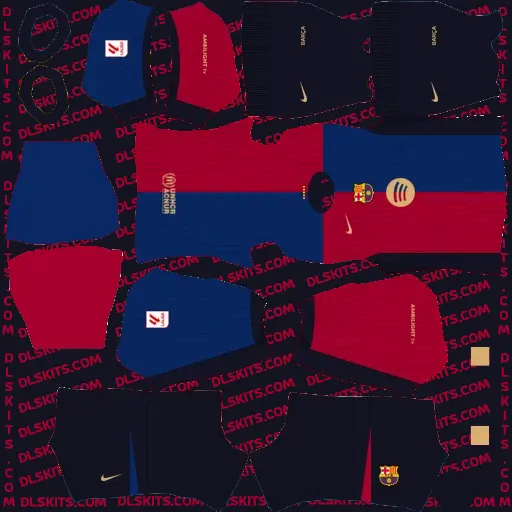 Nike FC Barcelona 2024 Dream League Soccer Kits URL