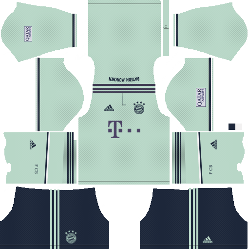 FC Bayern Munich Kit 2018-19 Dream League Soccer Kits URL 512x512 Away