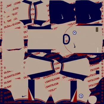 DLS Chelsea FC 2024-25 Dream League Soccer Kits URL FC Chelsea Away 2024 Dream League Soccer Kits