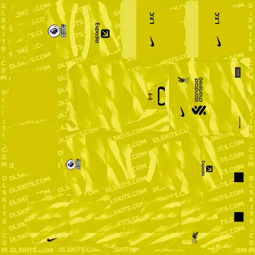 FC Liverpool GoalkeeperThird 2023-24 Kits For Dream League Soccer