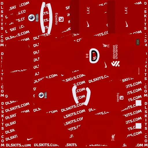 FC Liverpool Home 2023-24 Kits For Dream League Soccer