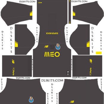 Dream League Soccer Kits FC Porto Goalkeeper Home Kit 2019-20
