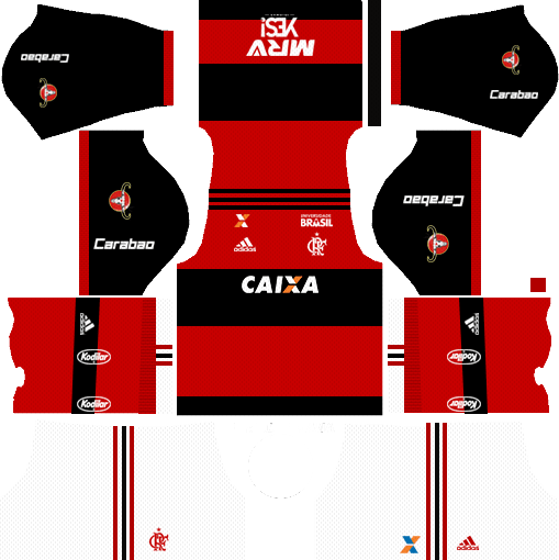 Dream League Soccer Kits Flamengo 2017-2018 Kit & Logo