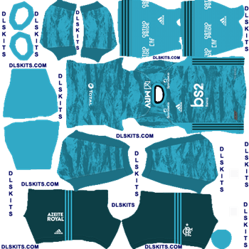 Flamengo 2020 Goalkeeper Home Dream League Soccer Kits